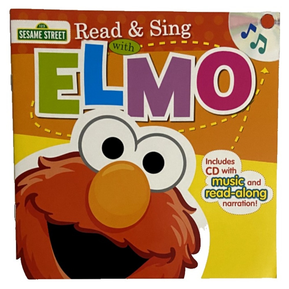 Sesame‎ Street Read & Sing ELMO Book Includes CD With Music And Narration